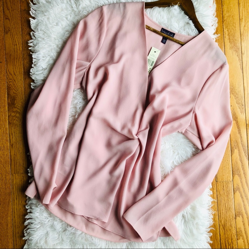 NWOT Long Tall Sally Twist Front Blouse
